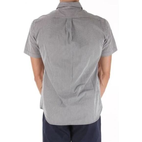 Marc by Marc Jacobs Mens Short Sleeve Slim Fit Button Up Shirt in Phantom S $188 - Picture 2 of 2